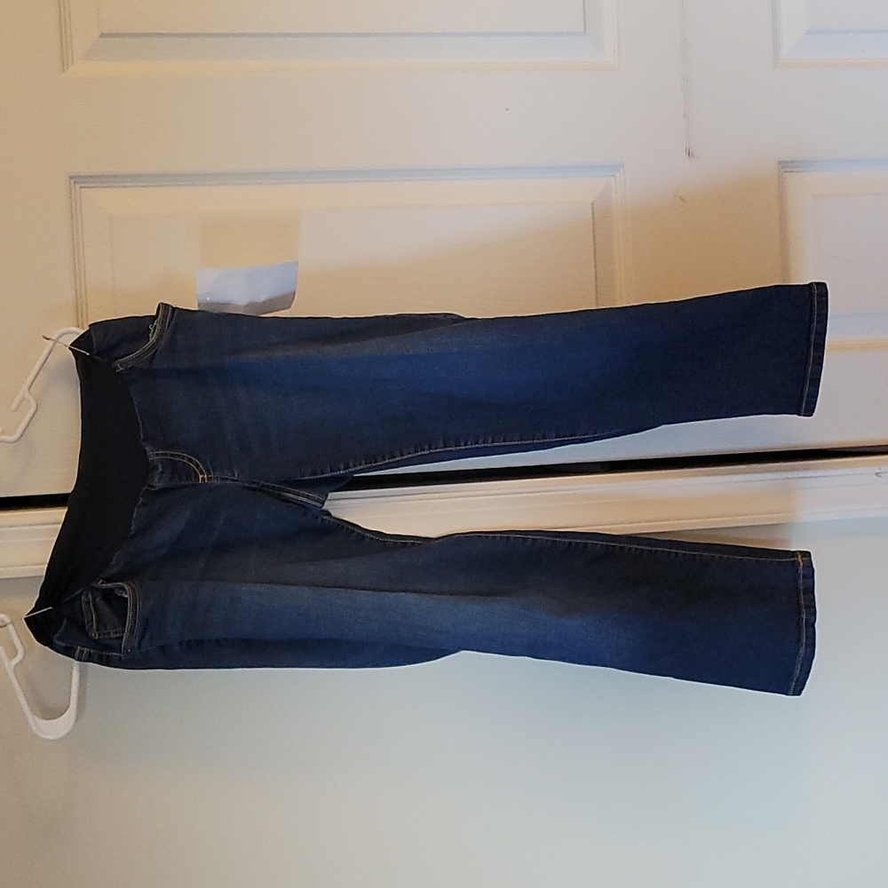 #2959 Indigo blue maternity jeans